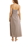 LONDON CHECK MIDI DRESS