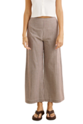 LONDON CHECK WIDE LEG PANT