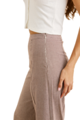 LONDON CHECK WIDE LEG PANT