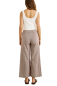 LONDON CHECK WIDE LEG PANT