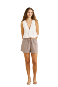 LONDON CHECK BIAS CUT MINI SKIRT