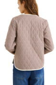 LONDON CHECK REVERSIBLE QUILTED JACKET
