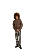 STAMP SCRIPT BOX FIT HOODIE