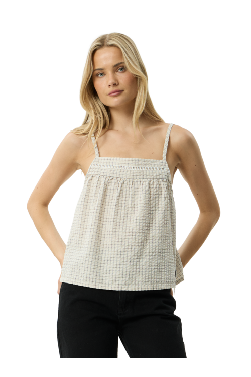 CANDICE SEERSUCKER CAMI TOP