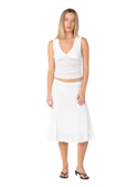 ROMA LOW V LACE TOP