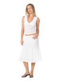 ROMA LOW V LACE TOP