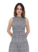 GIGI SHIRRED TOP