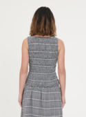 GIGI SHIRRED TOP
