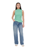 GIGI SHIRRED TOP