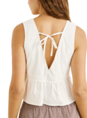 ANNABELLE LACE TRIM BABYDOLL TOP