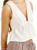 ANNABELLE LACE TRIM BABYDOLL TOP