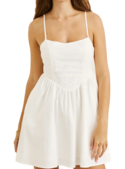 ANNABELLE GATHERED MINI DRESS