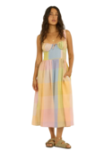 HELLO SUNSHINE WOVEN MIDI DRESS