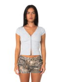 IM HOOKED CAP SLEEVE TOP