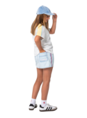FLIP GIRL MINI DENIM SKIRT