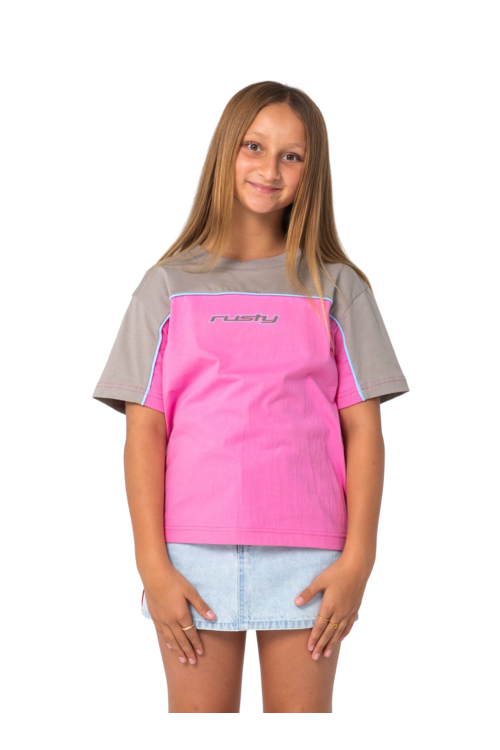 POLAR GIRLY 2POP OVERSIZED TEE